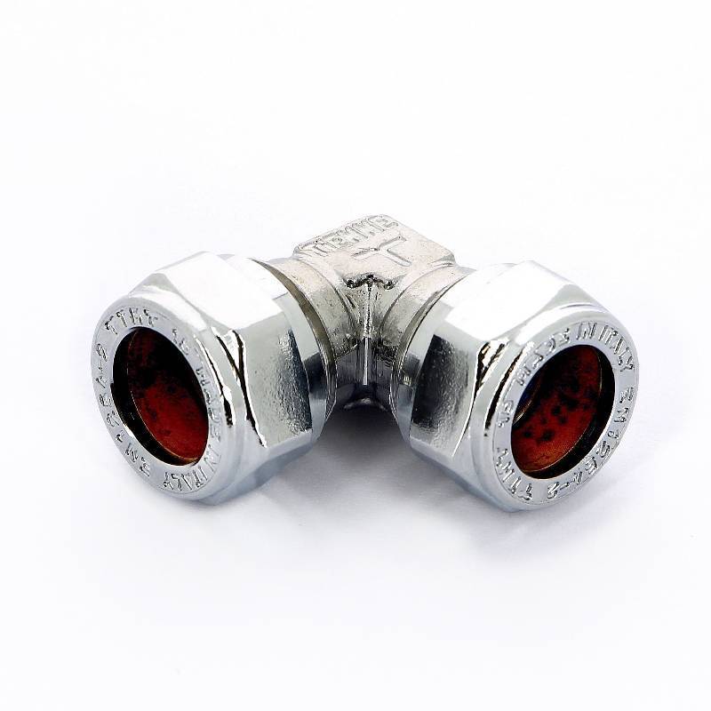 Угол обжимной Tiemme 15 мм хромированный 1130009