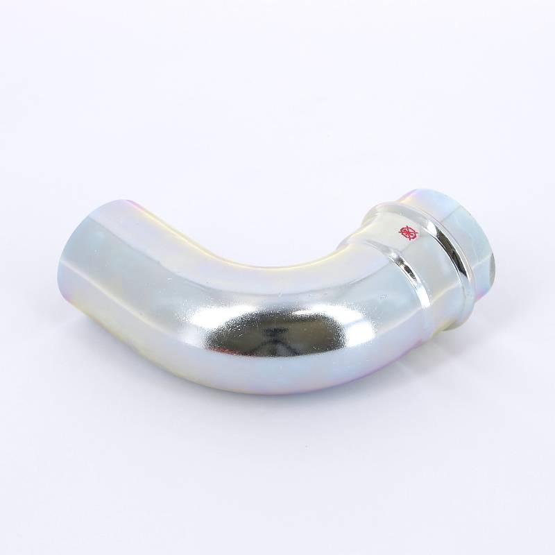 Угол-вставка 90° пресс IBP 54 мм оцинкованная сталь PC5001 0540000