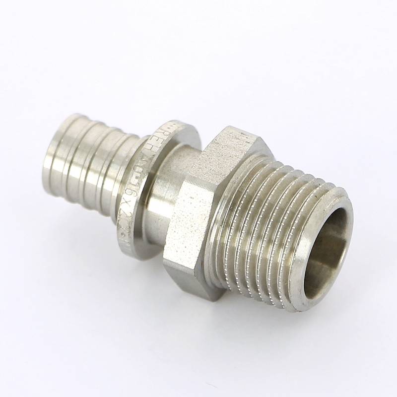 Муфта надвижная REHAU Rautitan SX 16х1 с наружной резьбой нержавеющая сталь 11377221001