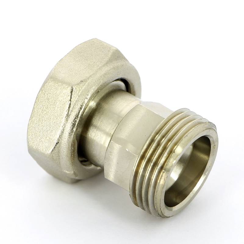 Соединение с накидной гайкой НВ Uni-Fitt 3/4 никелированное с обратным клапаном 623N3000