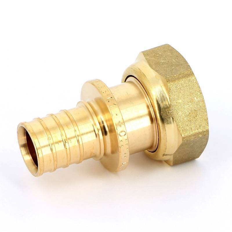 Муфта с накидной гайкой Rehau Rautitan RX 25х1 бронза 366080