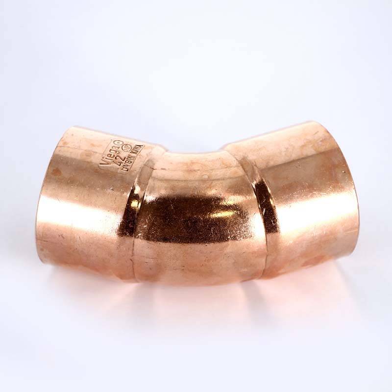 Угол двухраструбный 45 градусов пайка Viega 42 мм 108823