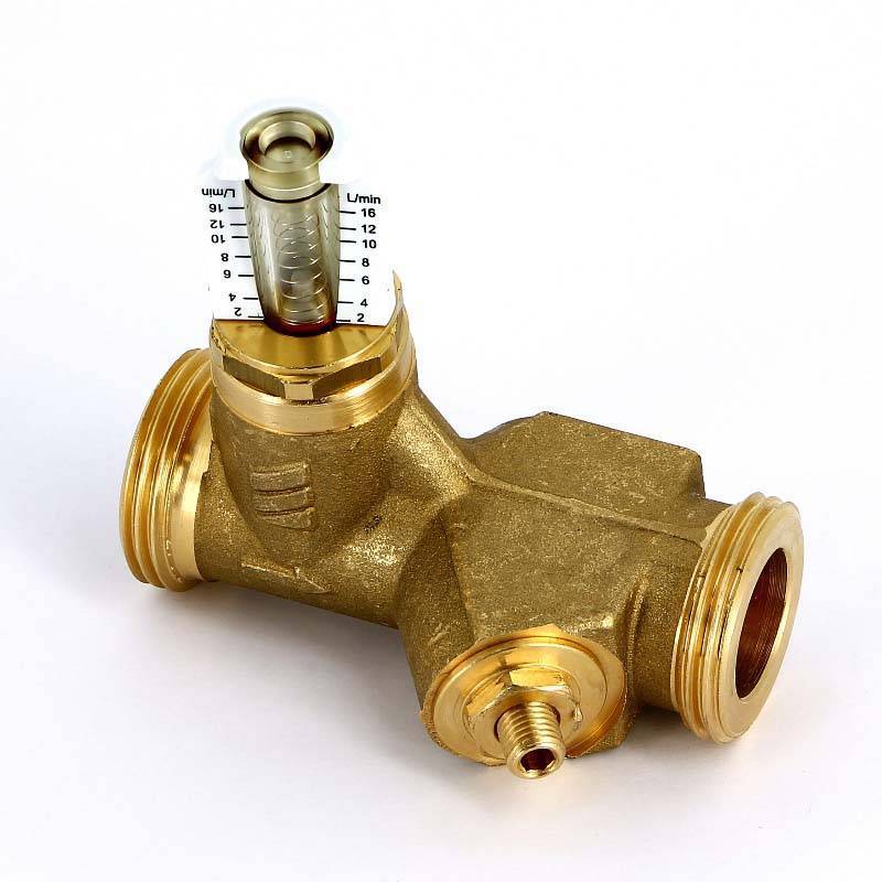 Клапан балансировочный ручной Watts WattFlow BP SRV-AG 1 2-16 л/мин НР-НР 10010138