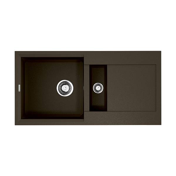 Кухонная мойка Omoikiri Sakaime 86-2 Tetogranit 86x46.5 см темный шоколад 4993201