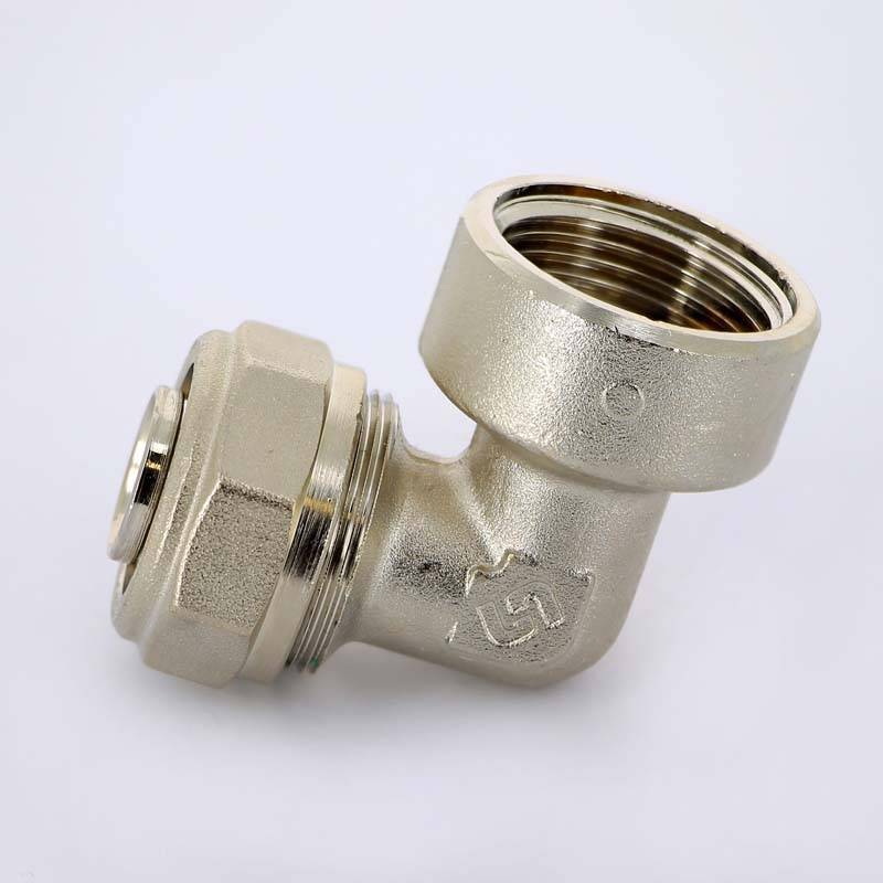 Угольник обжимной Uni-Fitt никелированный 26х1 ВР 664N8400