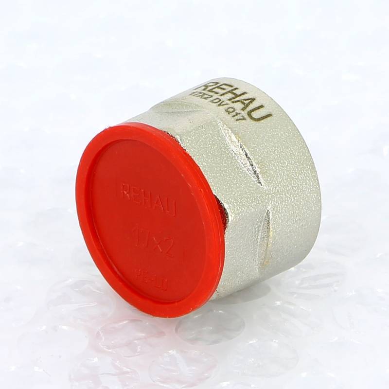 Соединитель обжимной REHAU RAUTHERM S 17x2.0 мм - 3/4 EK никелированный 250607