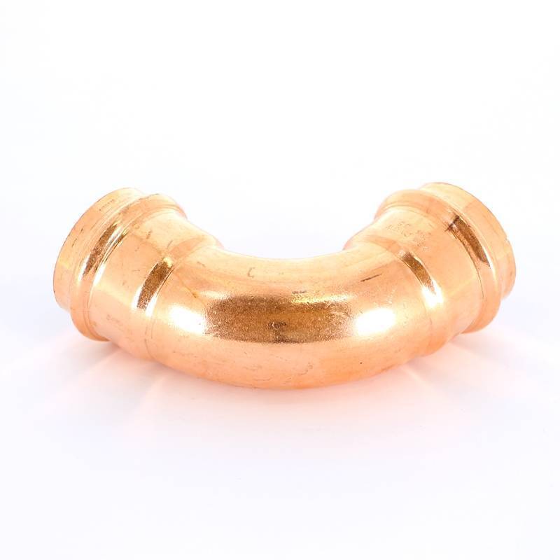 Угольник 90° пресс IBP >B< Press 35 мм медный P5002 03500000