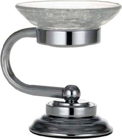Мыльница Boheme Murano настольная 11.5х12х14.5 см хром 10910-CR