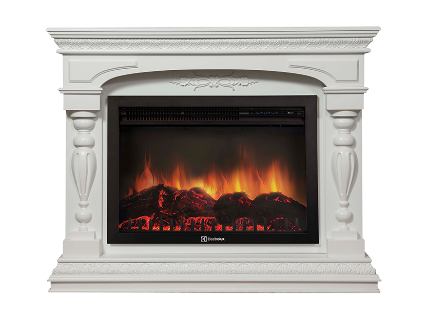 Портал для электрокамина Firelight Perfetto R 30 белый НС-1120476