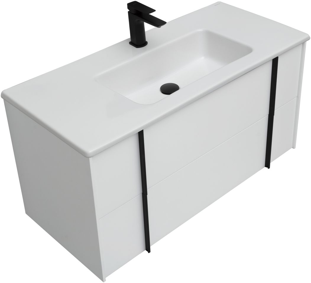 Тумба под раковину Allen Brau Reality 100x46,2x50 см белая 1.32007.WM