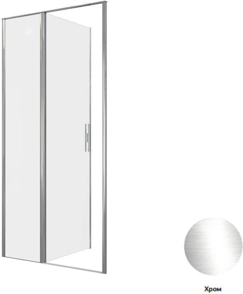 Душевая дверь Allen Brau Priority 100x200 см прозрачное стекло 8 мм хром 3.31028.00