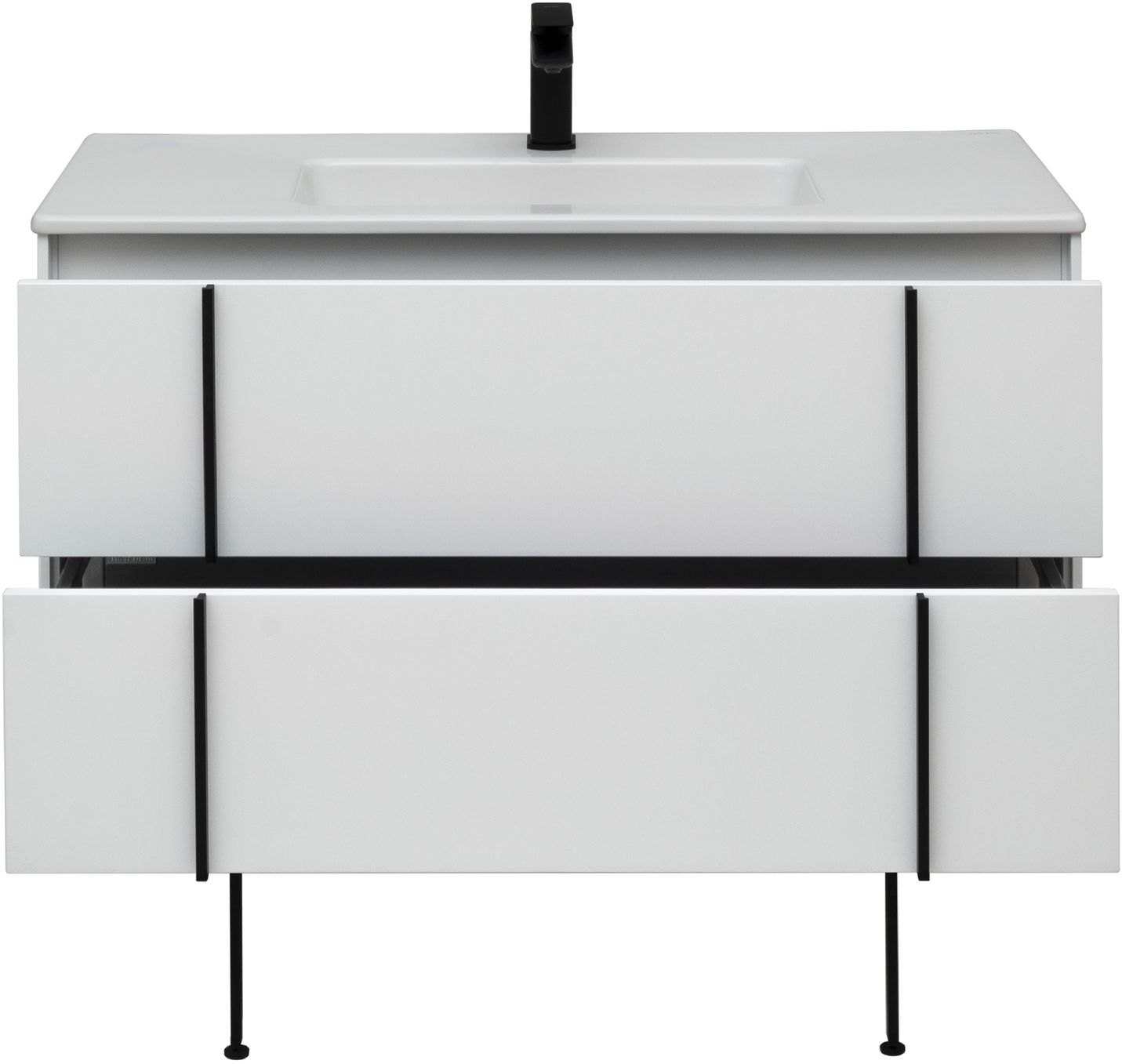 Тумба под раковину Allen Brau Reality 100x46,2x50 см белая 1.32007.WM