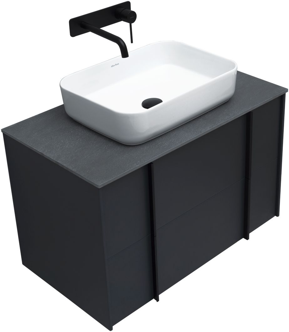Тумба под раковину Allen Brau Reality 80x46.2x50 см антрацит 1.32005.AM