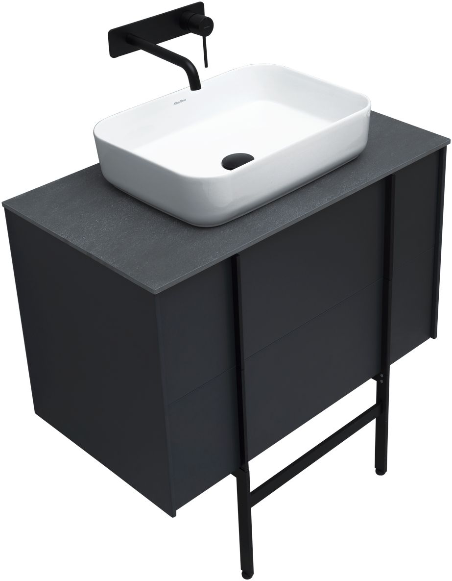 Тумба под раковину Allen Brau Reality 80x46.2x50 см антрацит 1.32005.AM