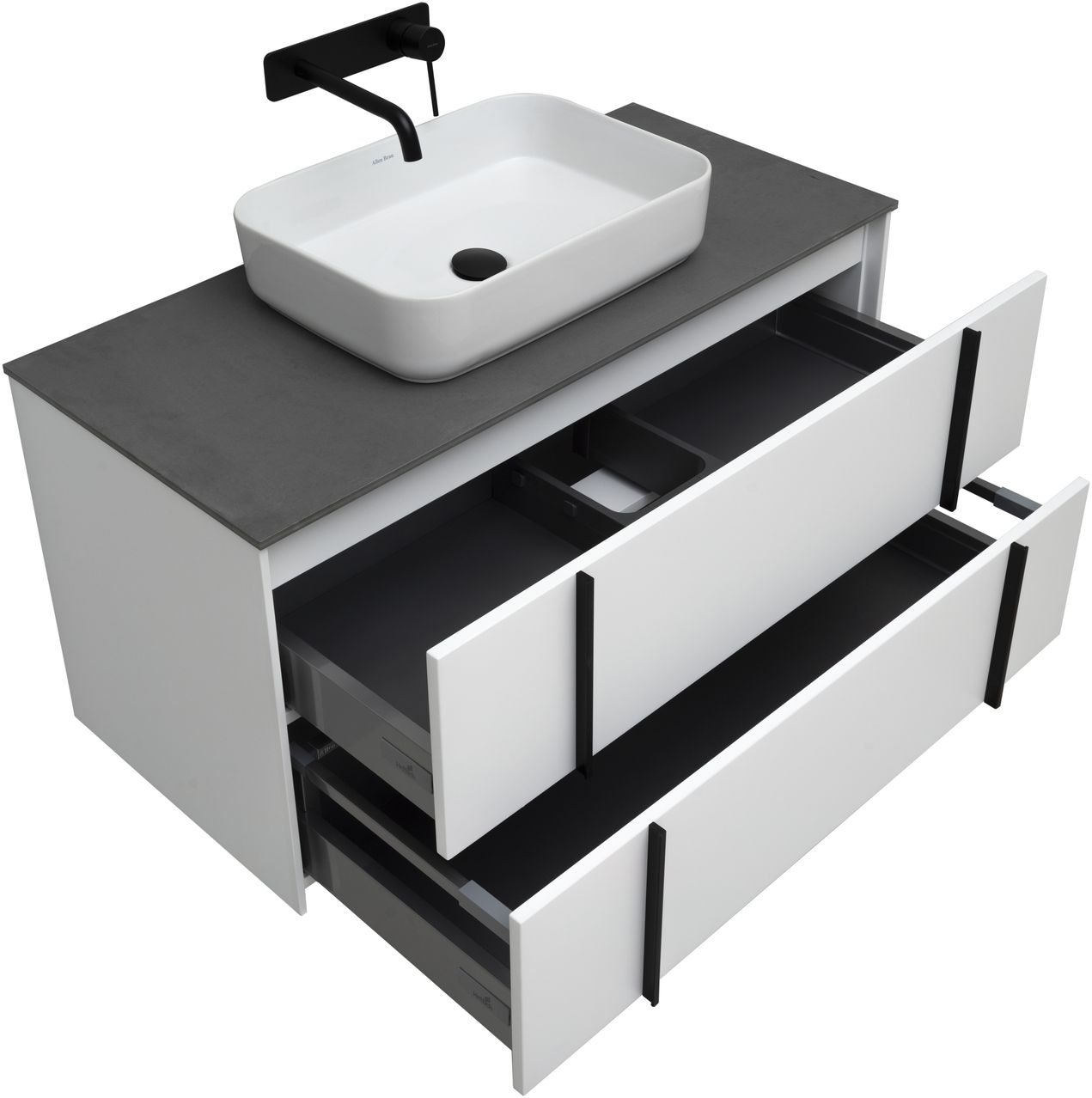 Тумба под раковину Allen Brau Reality 100x46,2x50 см белая 1.32007.WM