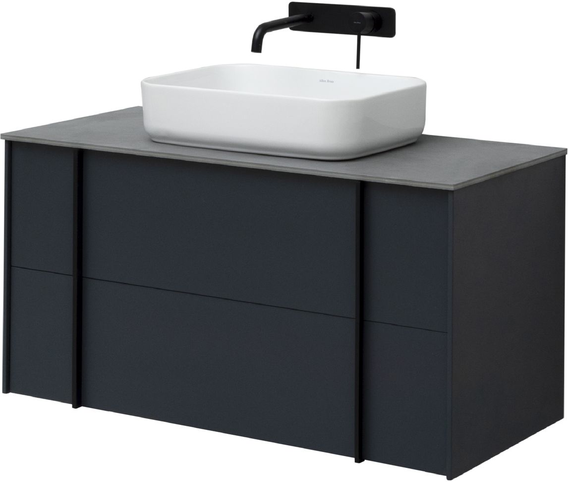 Тумба под раковину Allen Brau Reality 100x46,2x50 см антрацит 1.32007.AM