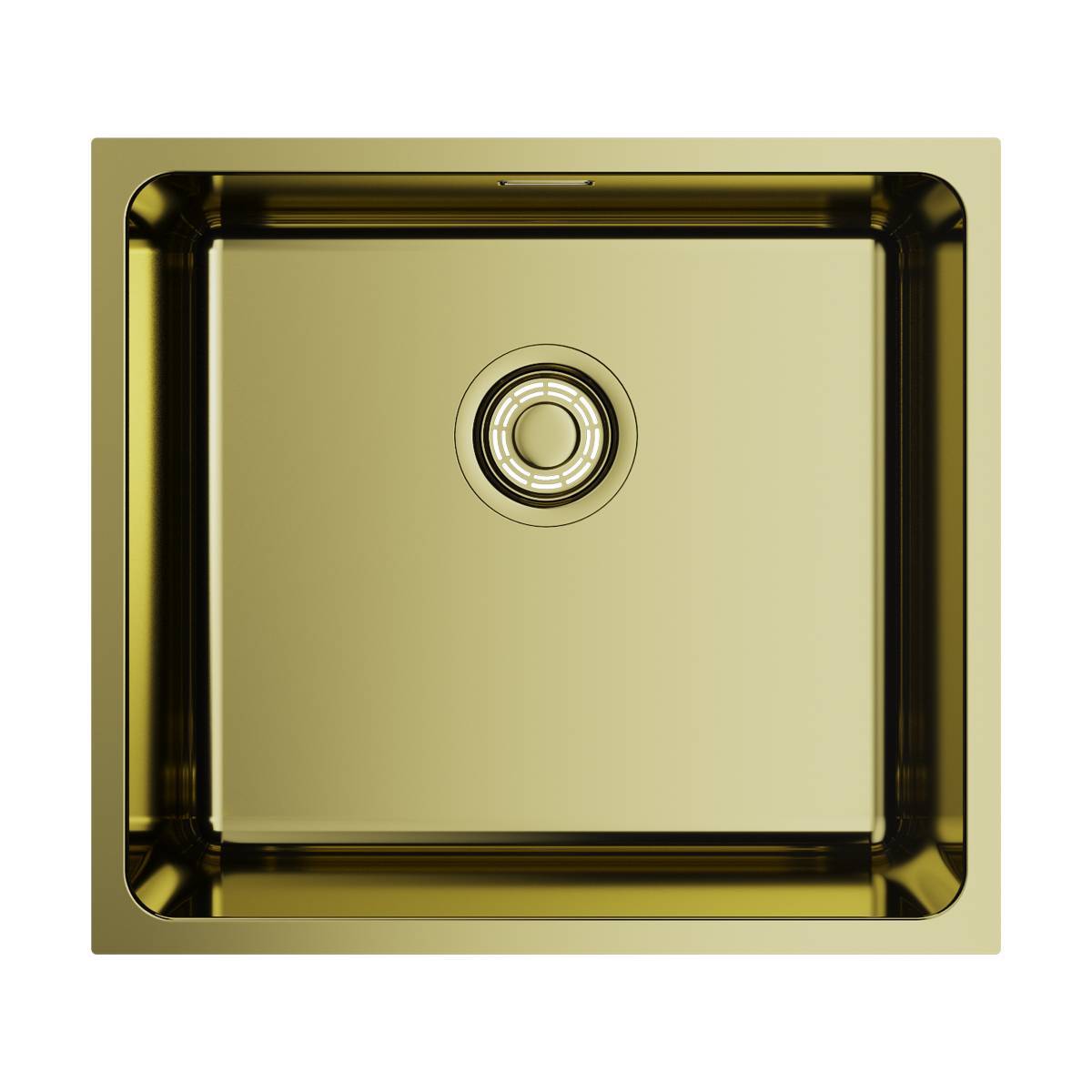 Кухонная мойка Omoikiri Tadzava 49-U/I-LG 49x44 см светлое золото 4993263