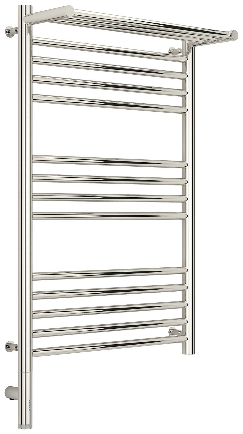 Полотенцесушитель электрический Сунержа Богема 3.0 с 1 полкой 532x924 мм левый без покрытия 00-5806-8050