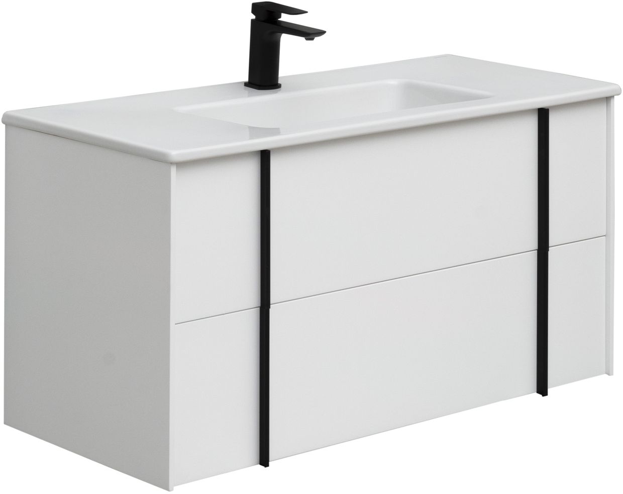 Тумба под раковину Allen Brau Reality 100x46,2x50 см белая 1.32007.WM