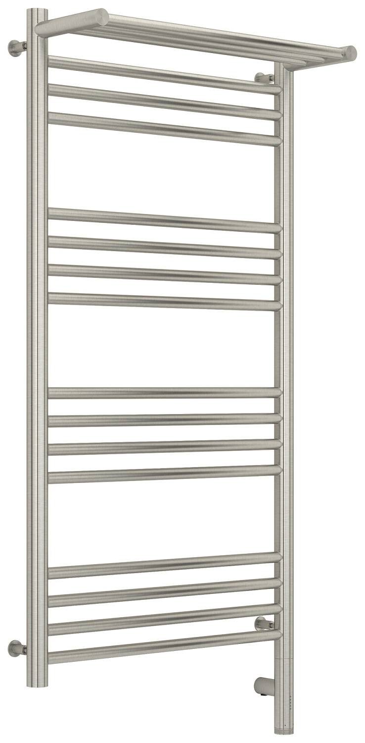 Полотенцесушитель электрический Сунержа Богема 3.0 с 1 полкой 532x1124 мм правый сатин 071-5807-1050