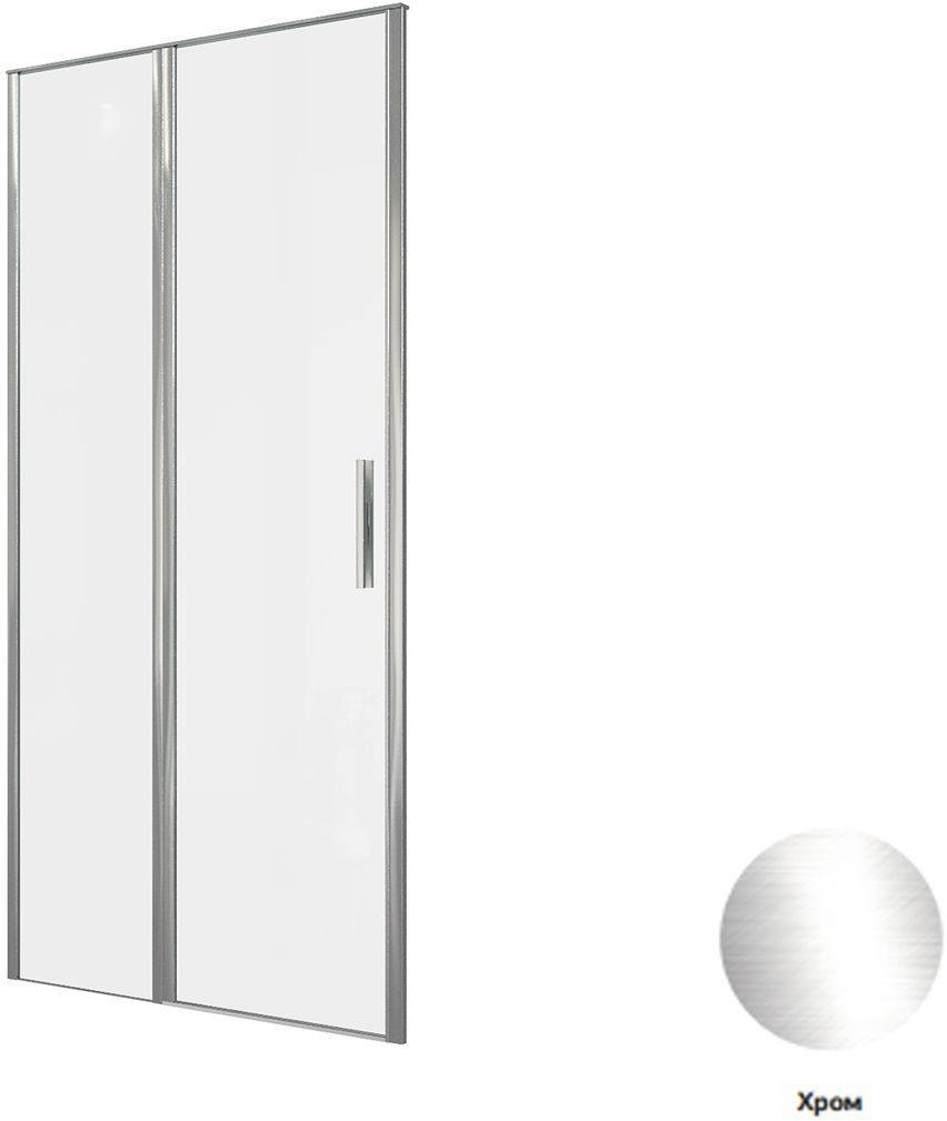 Душевая дверь Allen Brau Priority 100x200 см прозрачное стекло 8 мм хром 3.31028.00