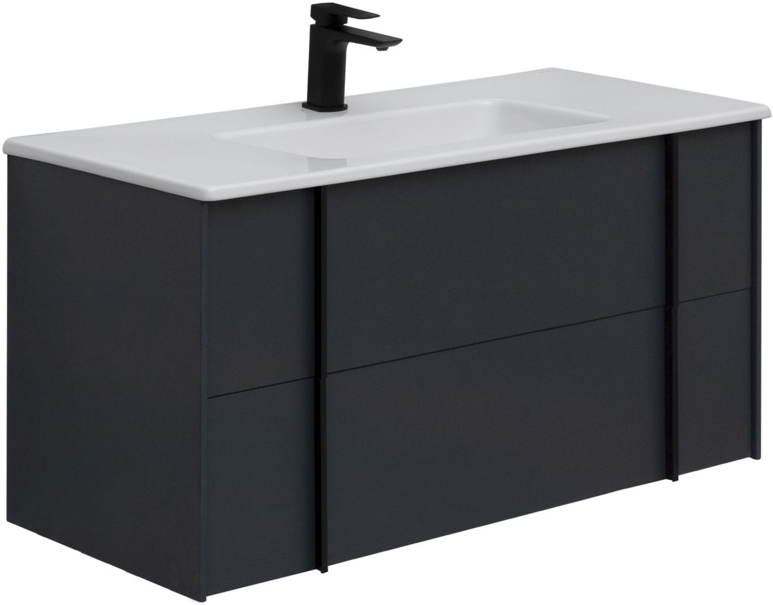 Тумба под раковину Allen Brau Reality 100x46,2x50 см антрацит 1.32007.AM