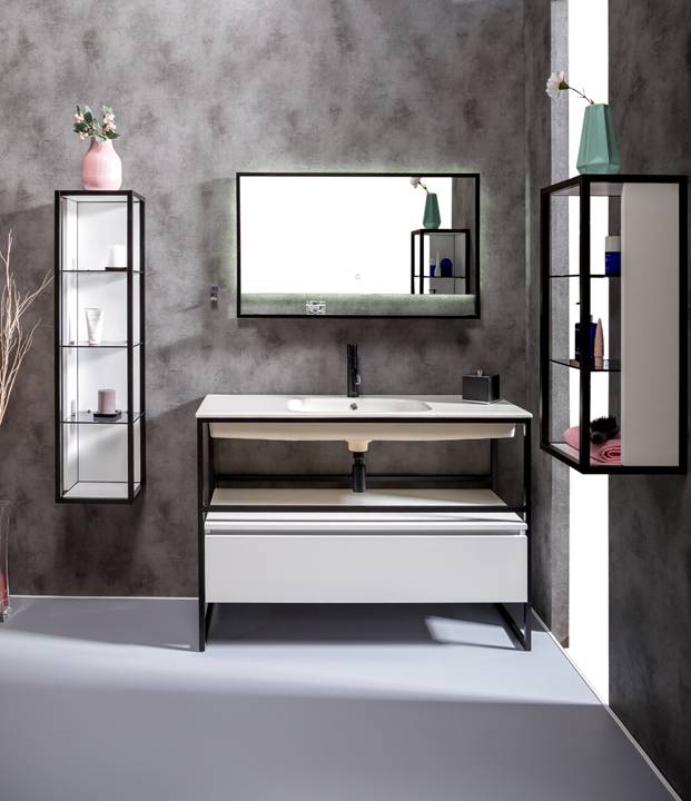 Ящик под консоль Armadi Art Loft 118х48х29 см белый 894-120-W