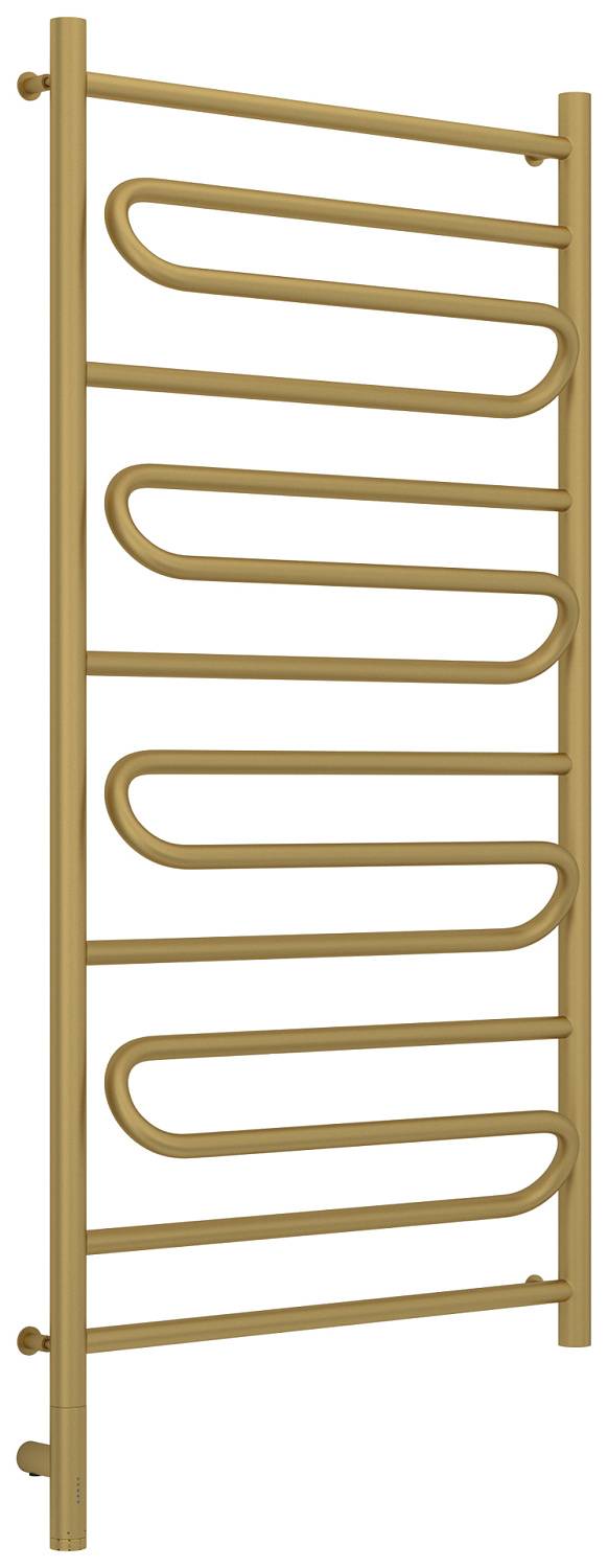 Полотенцесушитель электрический Сунержа Элегия 3.0 632x1324 мм левый матовое золото 032-5818-1260