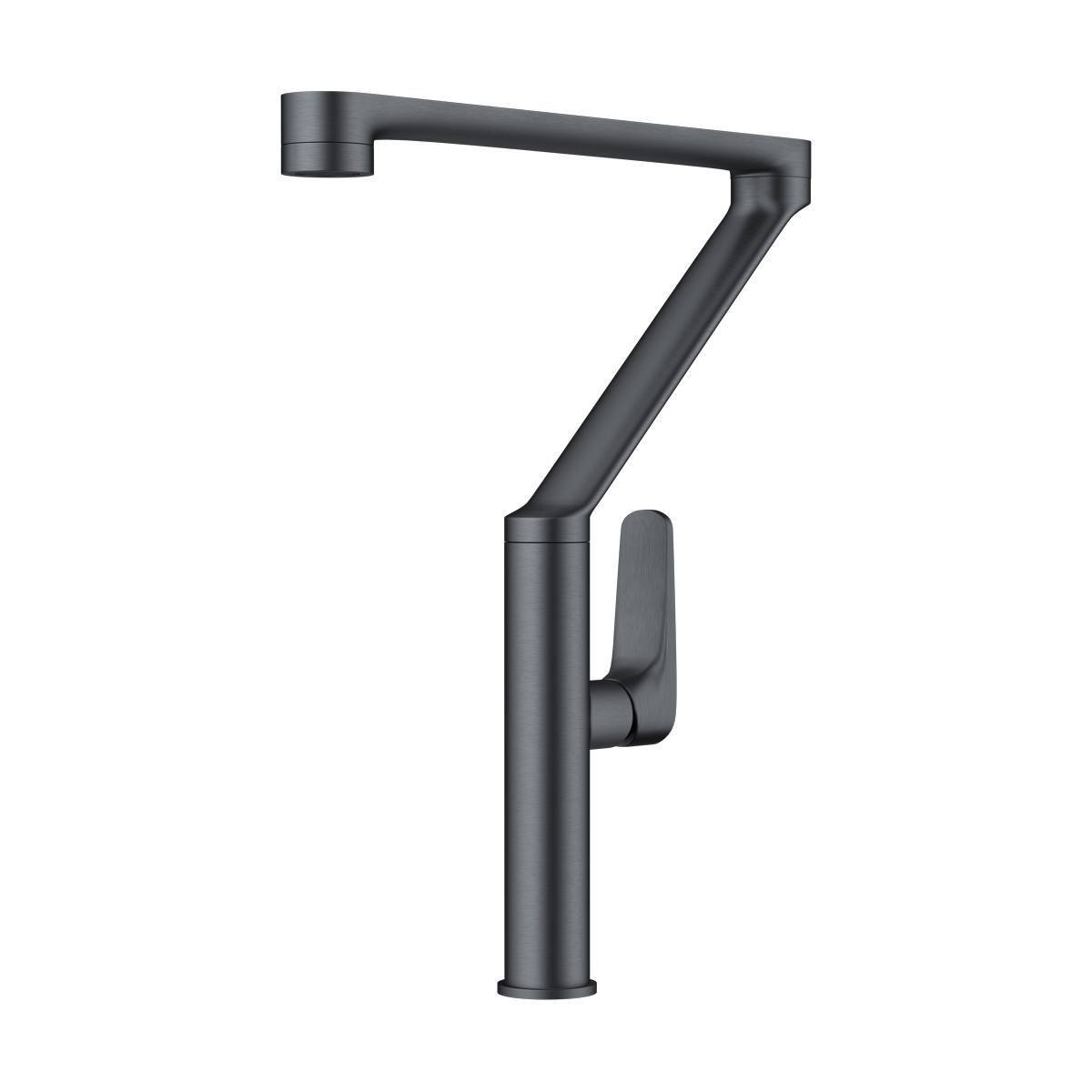 Смеситель для кухни Omoikiri Tara-GM вороненая сталь 4994374