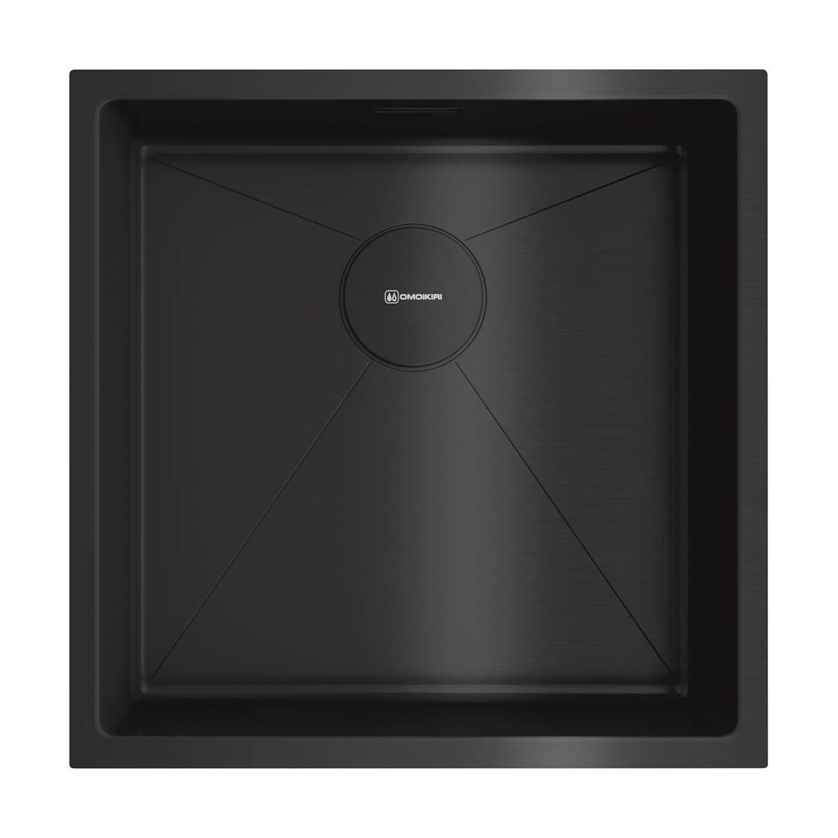 Кухонная мойка OMOIKIRI Taki 44-U/IF-GB 44x44 см графит 4997017