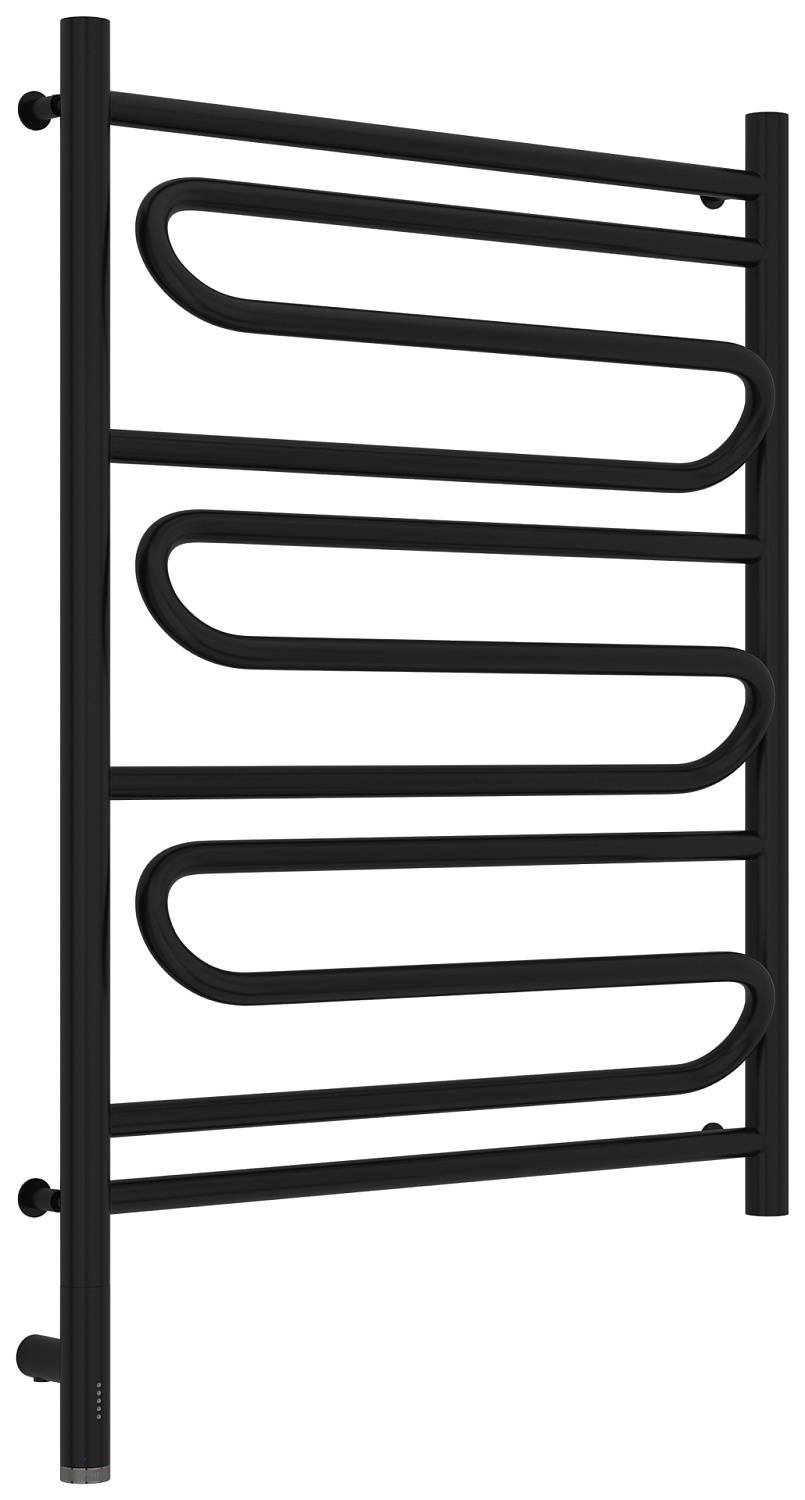 Полотенцесушитель электрический Сунержа Элегия 3.0 632x924 мм левый матовый черный 31-5818-8060