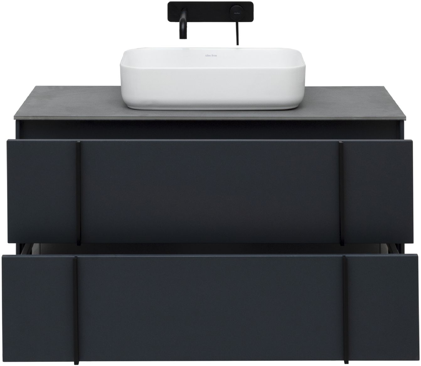Тумба под раковину Allen Brau Reality 100x46,2x50 см антрацит 1.32007.AM