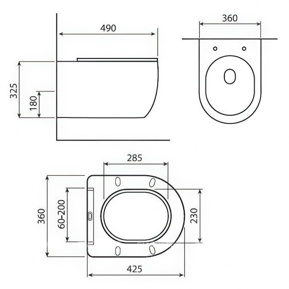 Чаша напольного унитаза Allen Brau Priority 38х63х81.2 см белый 4.31003.20