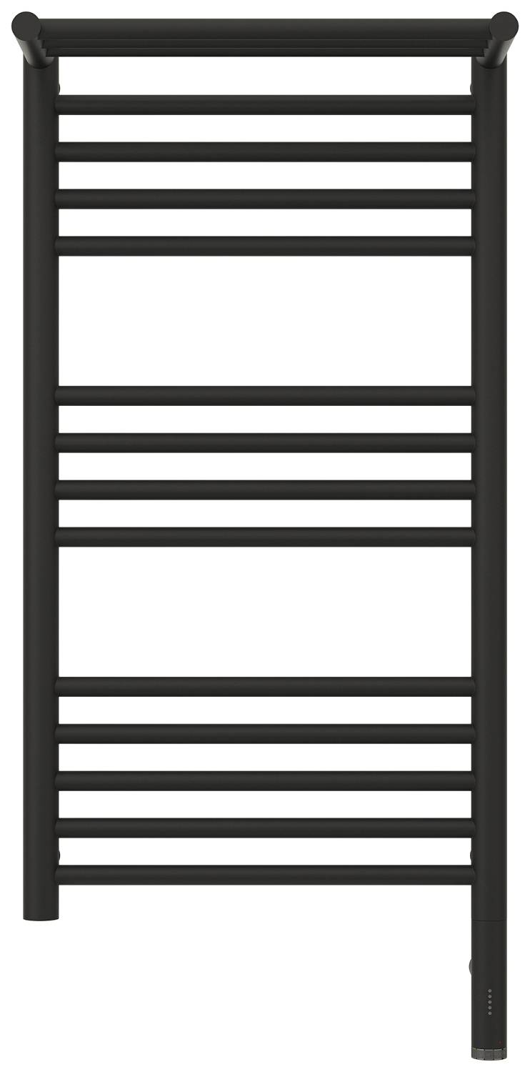 Полотенцесушитель электрический Сунержа Богема 3.0 с 1 полкой 432x924 мм правый темный титан муар 15-5807-8040