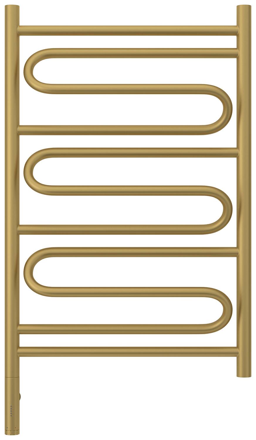 Полотенцесушитель электрический Сунержа Элегия 3.0 532x924 мм левый матовое золото 032-5818-8050