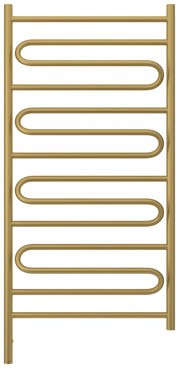 Полотенцесушитель электрический Сунержа Элегия 3.0 632x1324 мм левый матовое золото 032-5818-1260