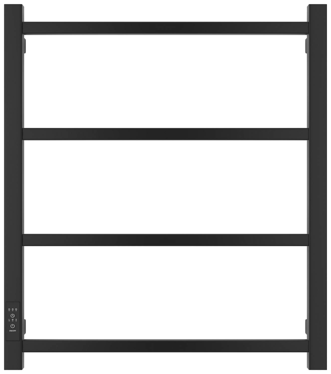 Полотенцесушитель электрический Стилье Формат 26 53x60 см правый черный матовый 31527-6050