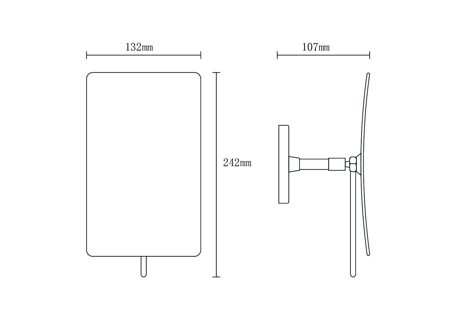 Зеркало косметическое Boheme 507-G настольное увеличение 3x золото 507-G