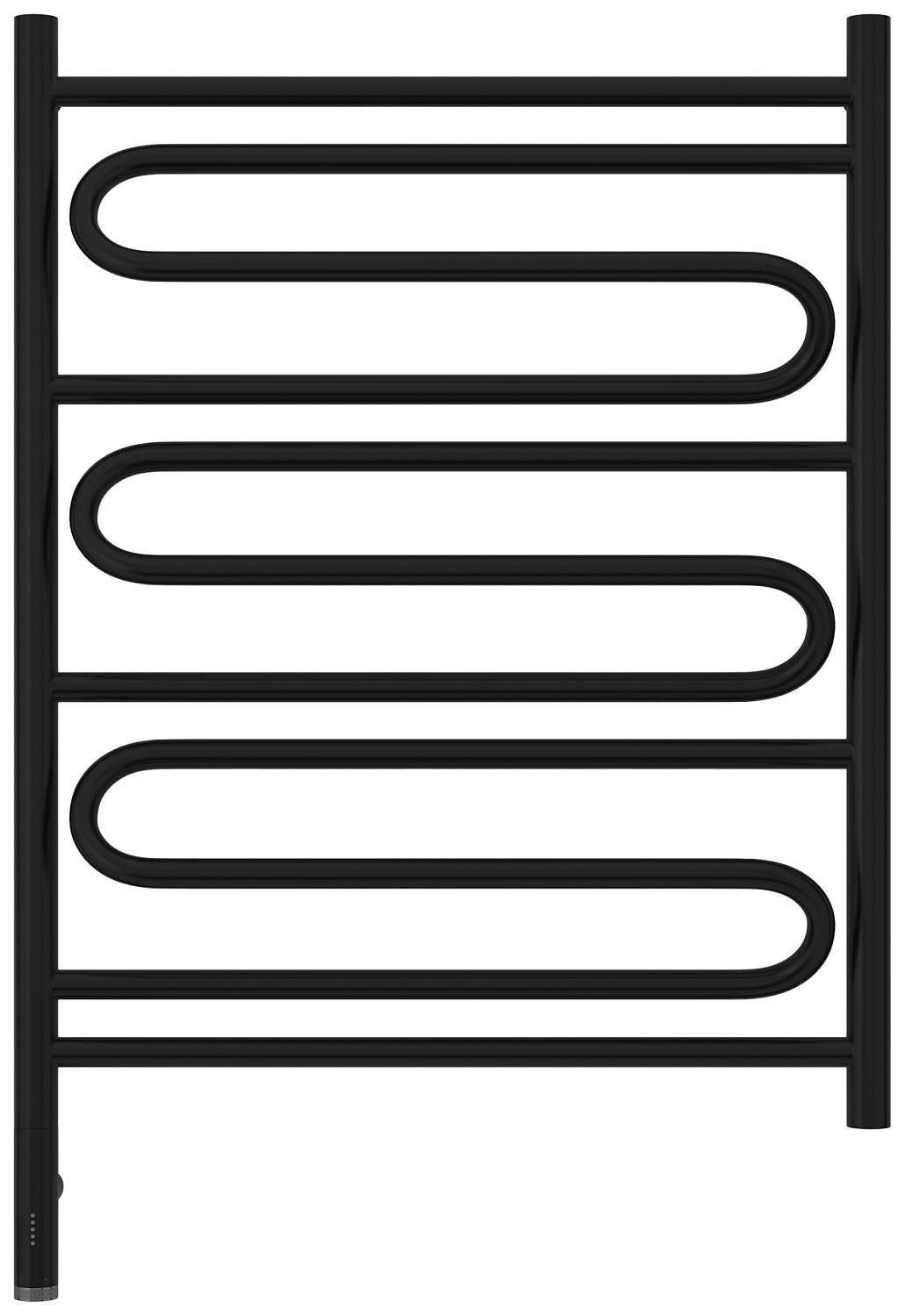 Полотенцесушитель электрический Сунержа Элегия 3.0 632x924 мм левый матовый черный 31-5818-8060