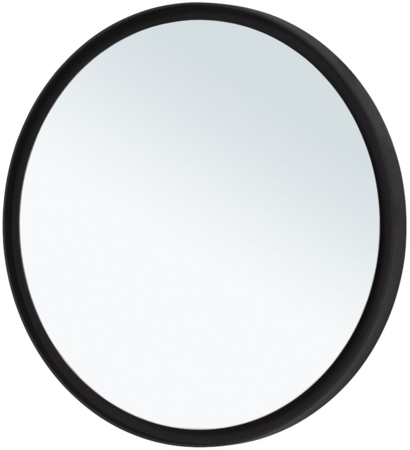 Зеркало подвесное Allen Brau Infinity круглое с подсветкой 60x60 см черный 1.21022.BL