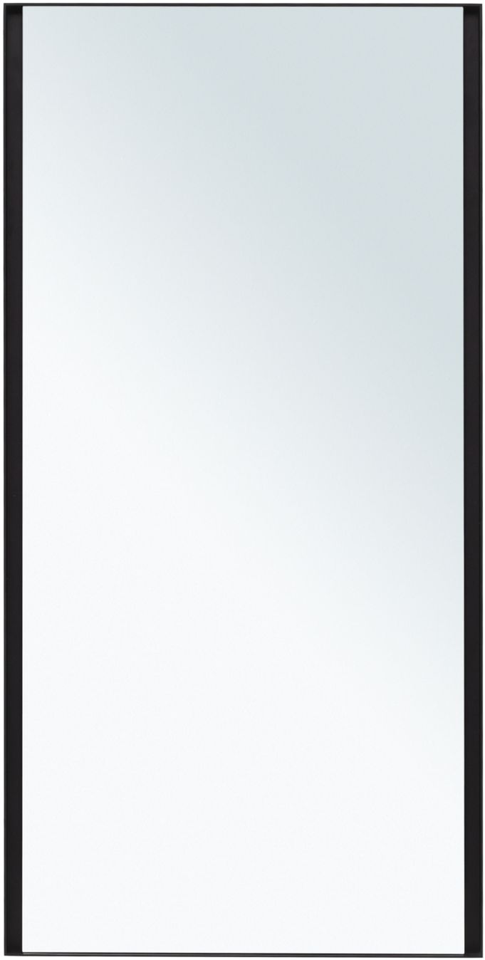 Зеркало подвесное Allen Brau Infinity прямоугольное с подсветкой 60x120 см черный 1.21020.BL