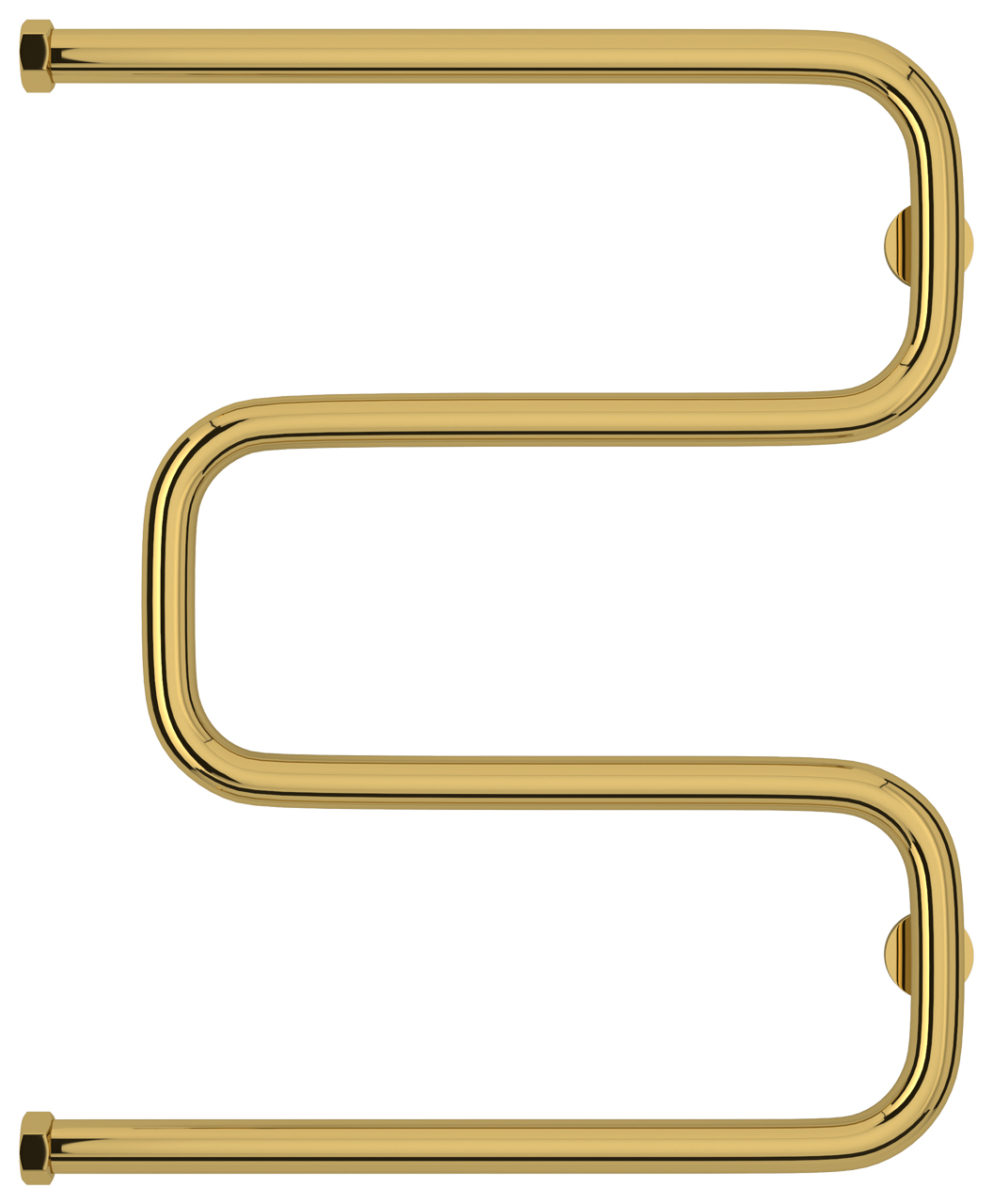 Полотенцесушитель водяной Сунержа Ш-образный+ 530x628 мм золото глянцевое 03-4014-6050