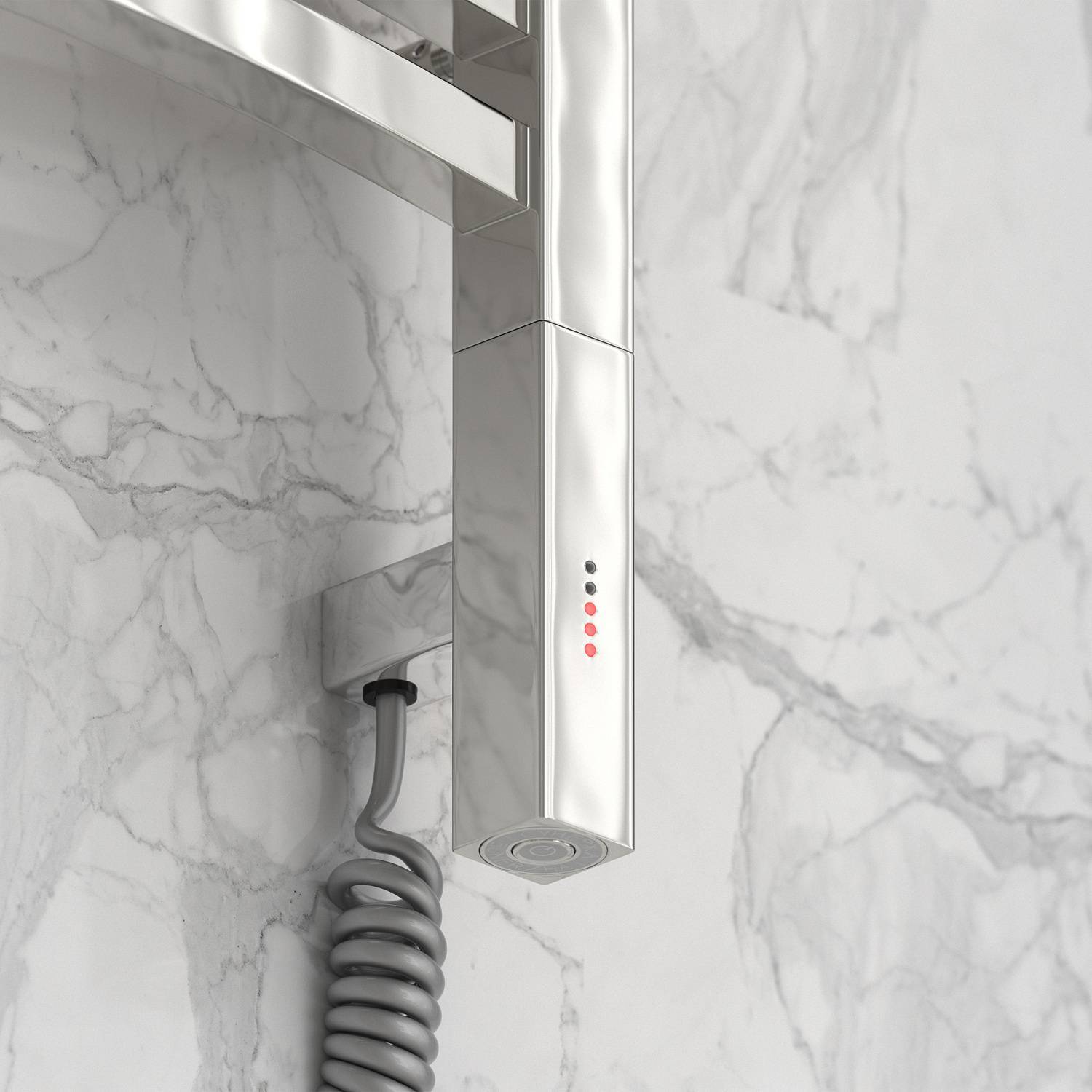 Полотенцесушитель электрический Сунержа Аркус 3.0 430x1120 мм правый без покрытия 00-5705-1040