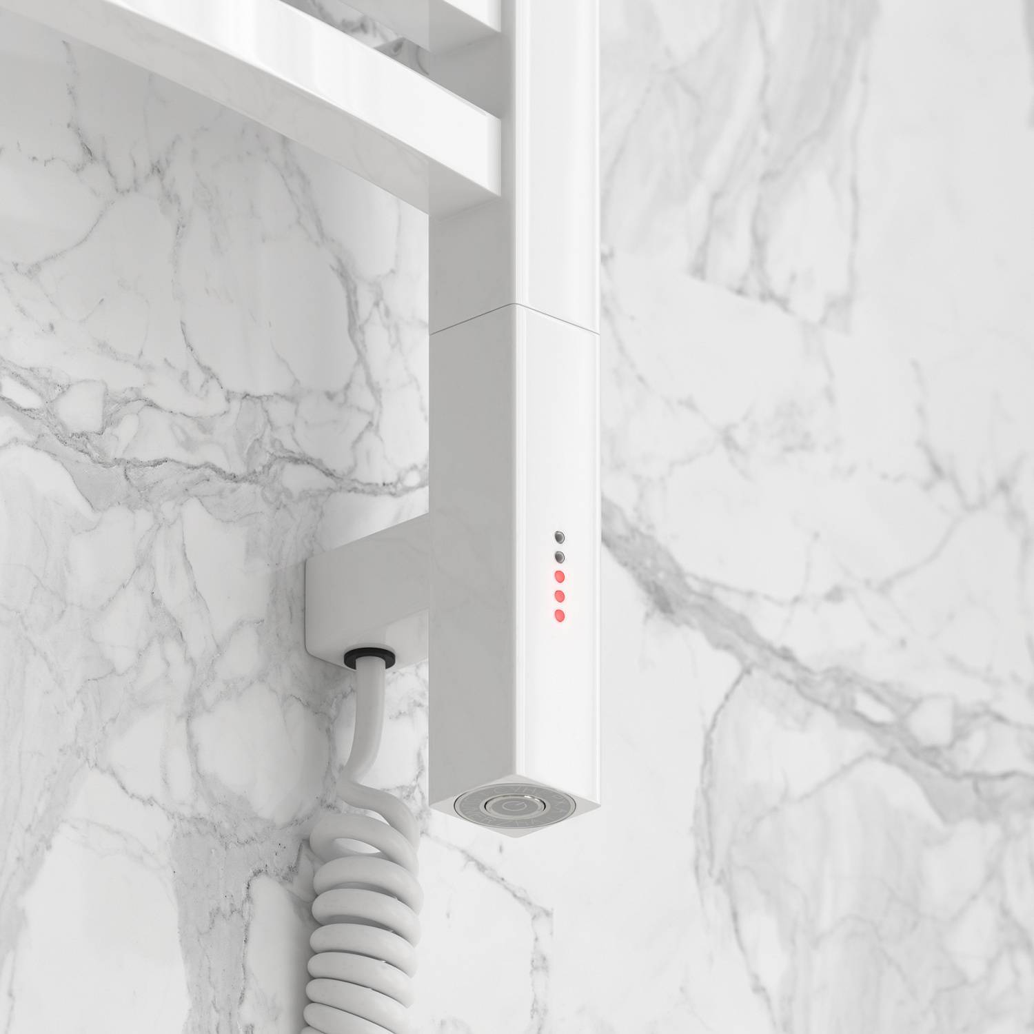 Полотенцесушитель электрический Сунержа Аркус 3.0 430x920 мм правое подключение белый 12-5705-8040