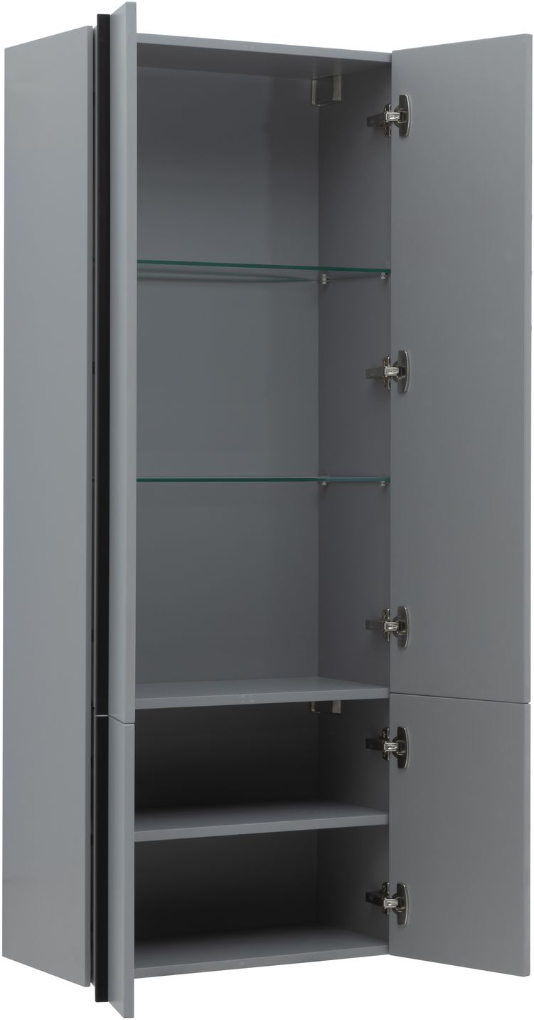 Шкаф-пенал подвесной Allen Brau Reality 60х31х148 см платина матовый 1.32003.PGM