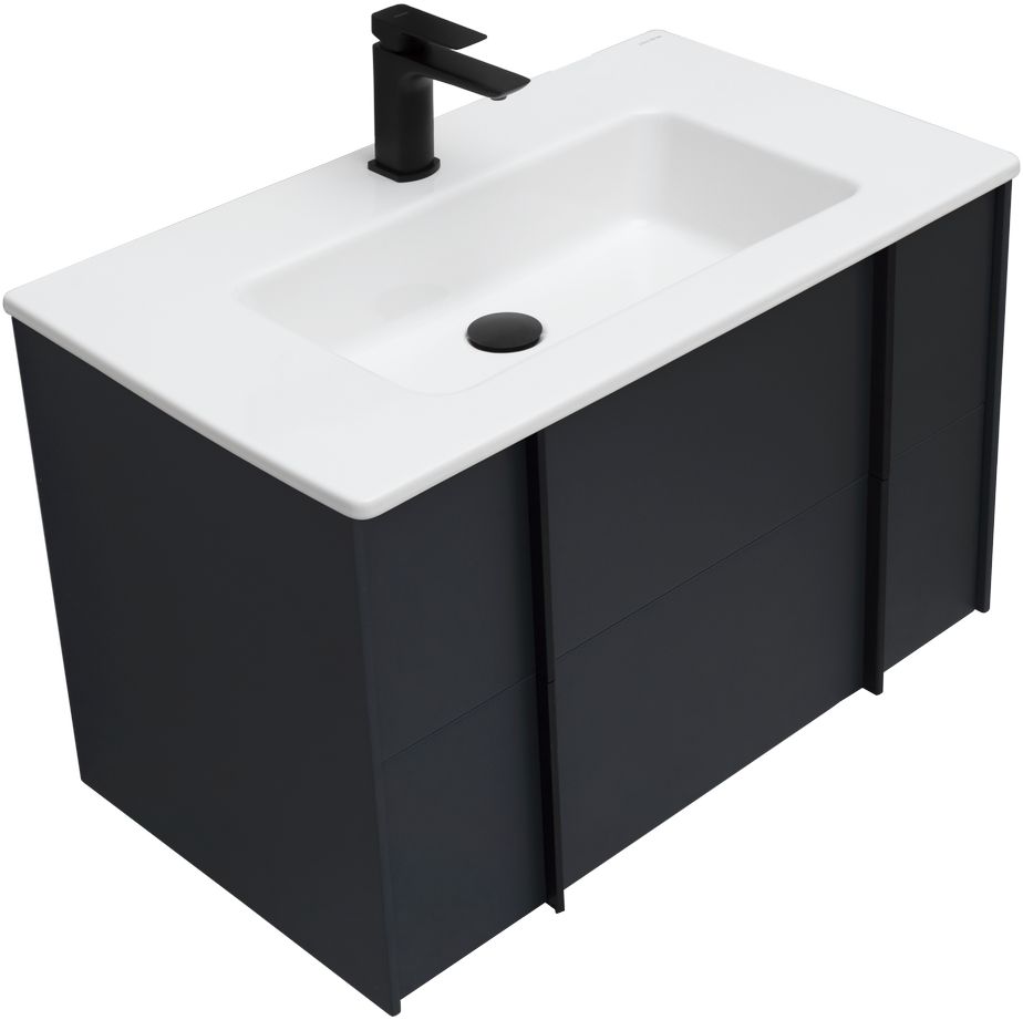 Тумба под раковину Allen Brau Reality 80x46.2x50 см антрацит 1.32005.AM