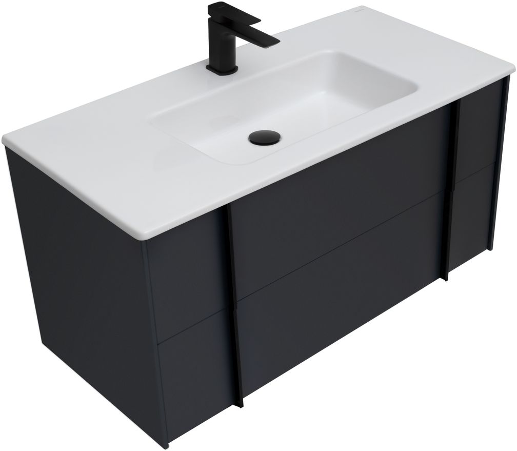 Тумба под раковину Allen Brau Reality 100x46,2x50 см антрацит 1.32007.AM