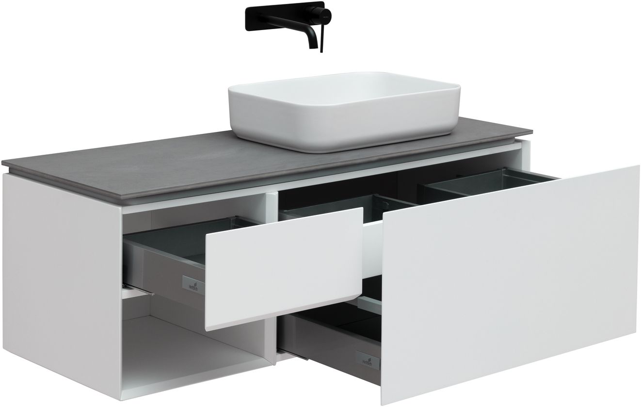 Тумба под раковину Allen Brau Infinity 119,2x45,6x40,8 см белый 1.21008.WM