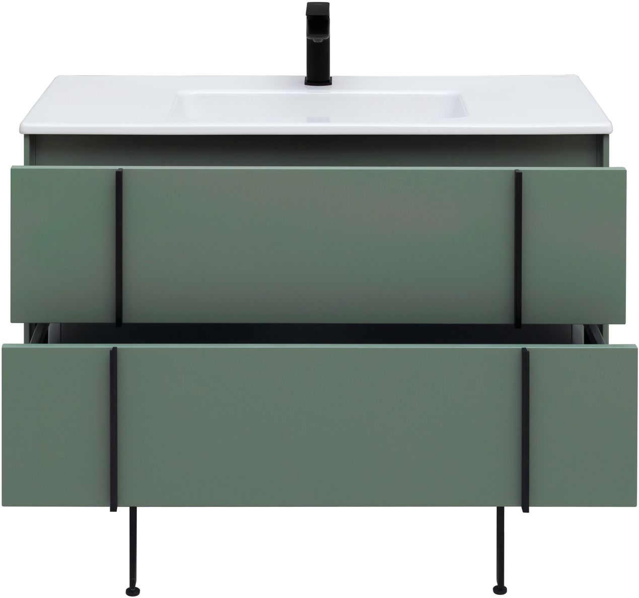 Тумба под раковину Allen Brau Reality 100x46,2x50 см олива 1.32007.CGM