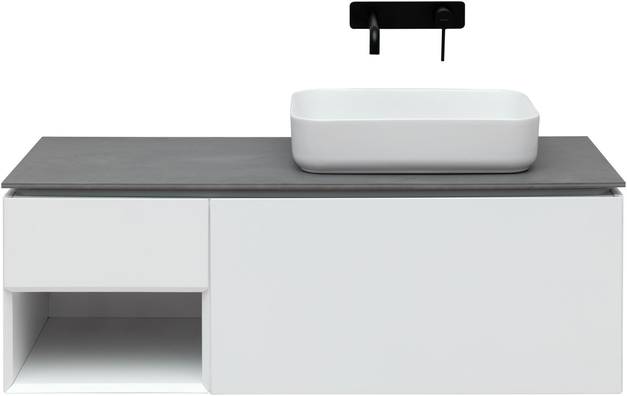 Тумба под раковину Allen Brau Infinity 119,2x45,6x40,8 см белый 1.21008.WM